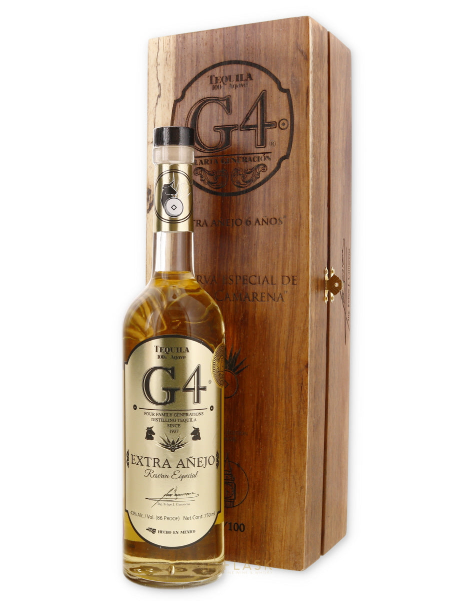 G4 Extra Anejo 6 Year Tequila Reserva Especial UK Edition (1 of 100) - Flask Fine Wine & Whisky