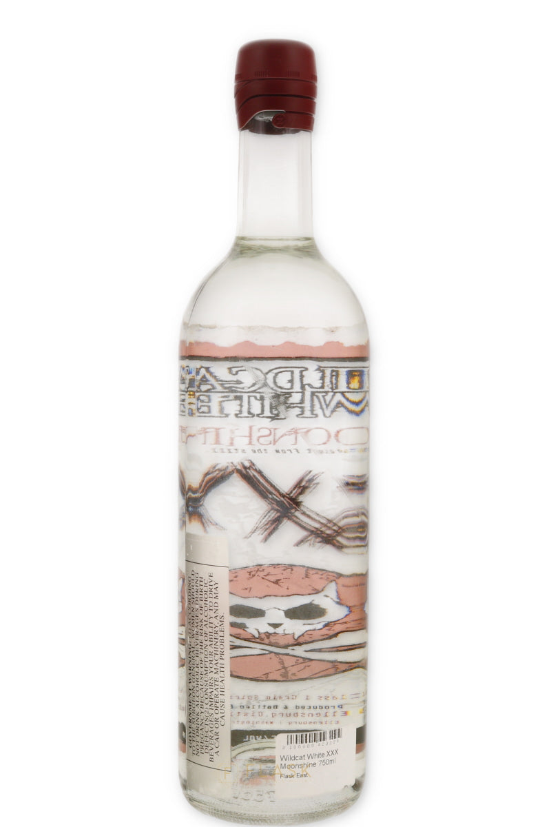 Wildcat White XXX Moonshine 750ml - Flask
