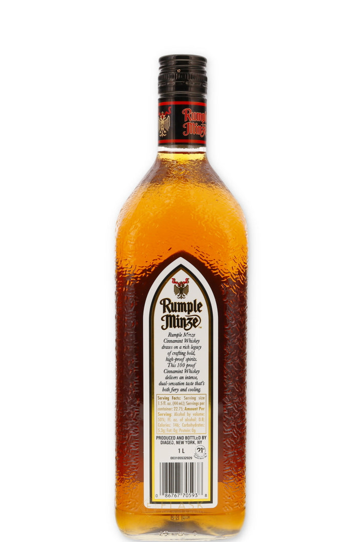 Rumple Minze Cinnamint Whiskey 100 Proof 1 Liter - Flask Fine Wine & Whisky