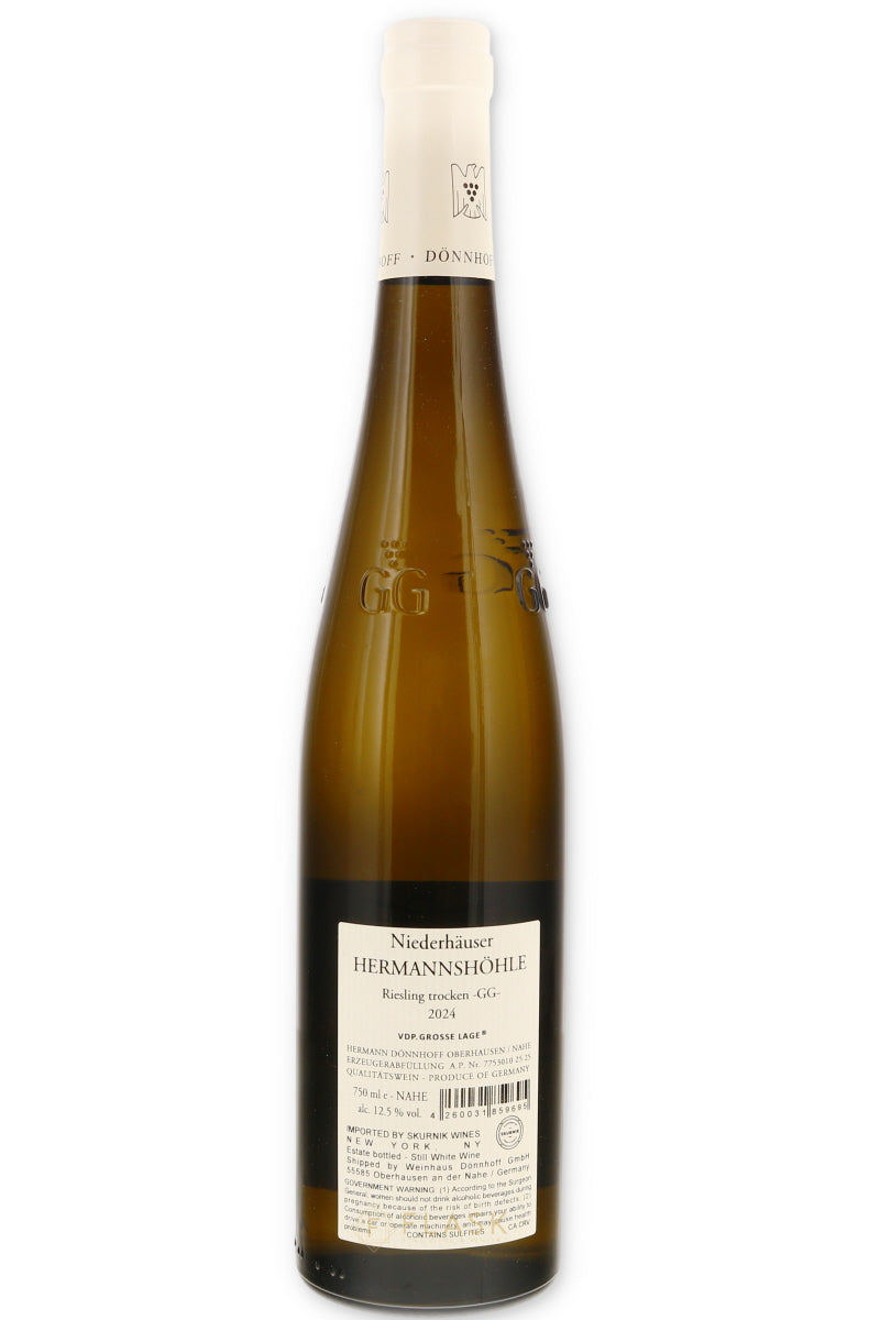 Donnhoff Hermammshohle Riesling Trocken GG 2024