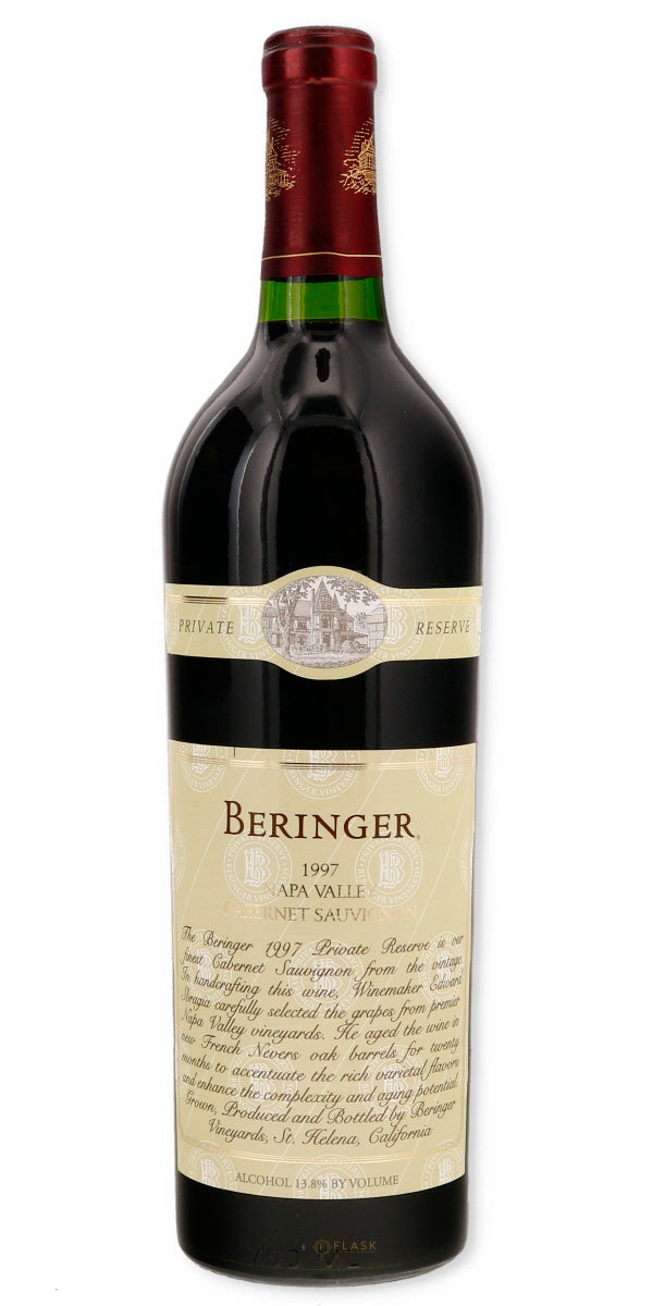 Beringer Private Reserve Cabernet Sauvignon 1997 - Flask Fine Wine & Whisky