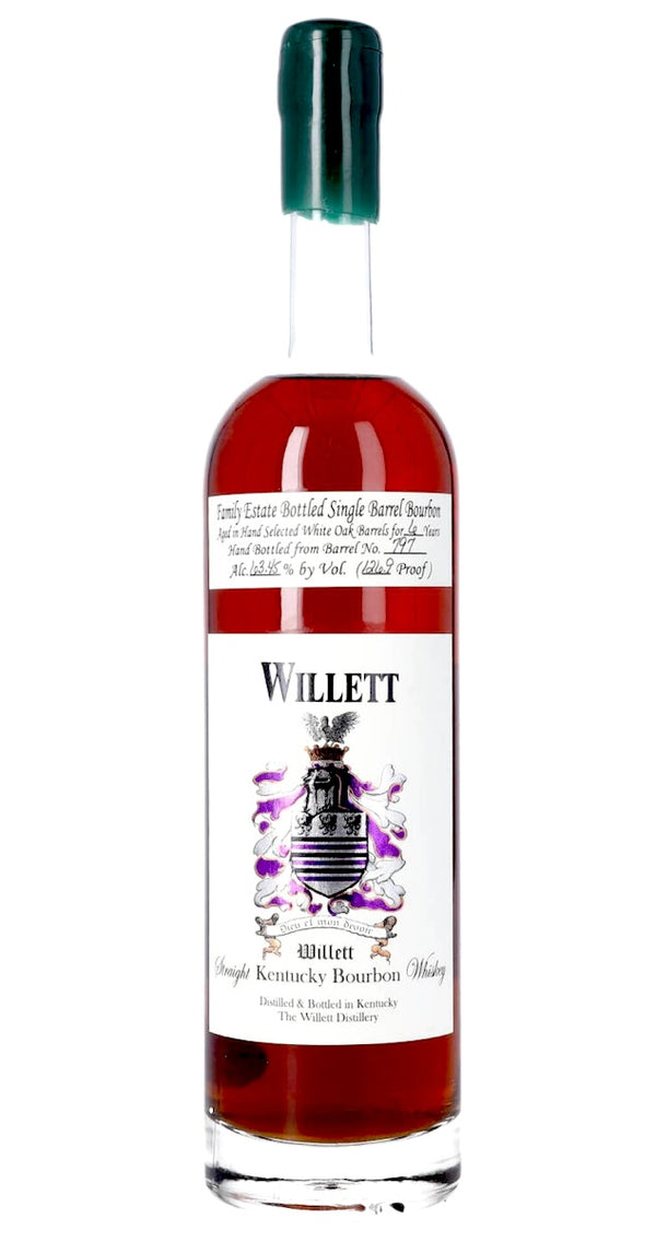 Willett Family Estate 6 Year Old Single Barrel Bourbon #797 R&E Block Letter / Green Wax - Flask Fine Wine & Whisky