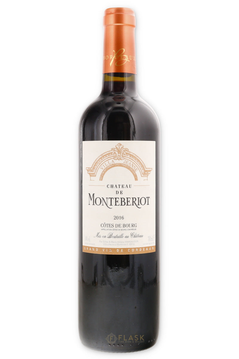 Chateau de Monteberiot Cotes de Bourg 2016 - Flask Fine Wine & Whisky
