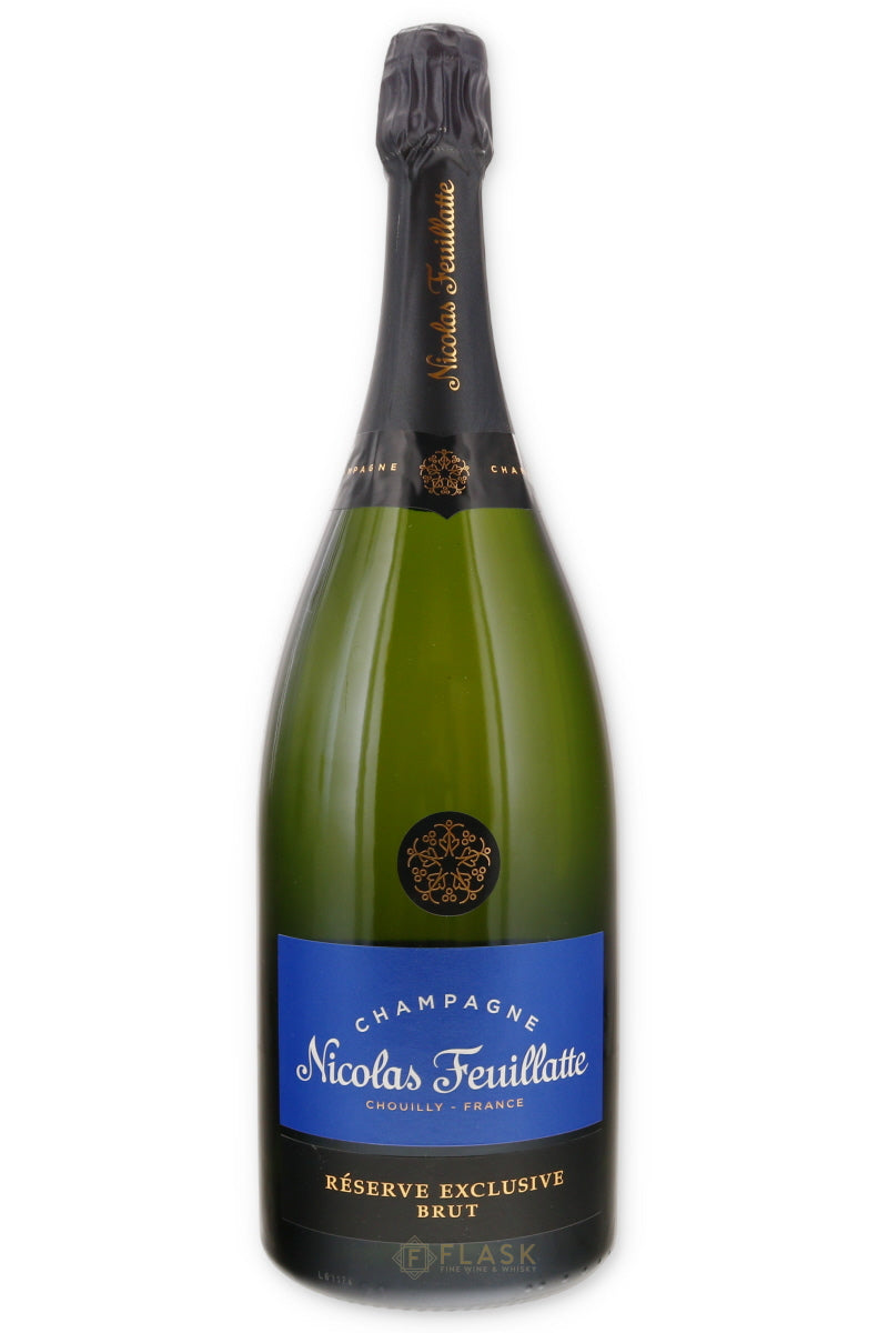 Nicolas Feuillatte Reserve Exclusive Brut Champagne 1.5 Liter Magnum - Flask Fine Wine & Whisky