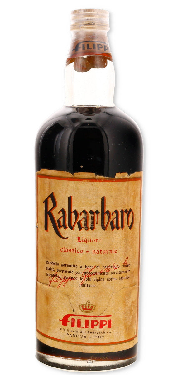 Filippi Rabarbaro  Vintage Amaro Liqueur 1 Liter 1940s/1950s