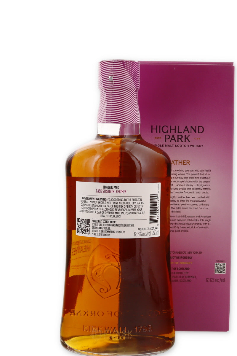 Highland Park Cask Strength Heather Single Malt Scotch - Flask
