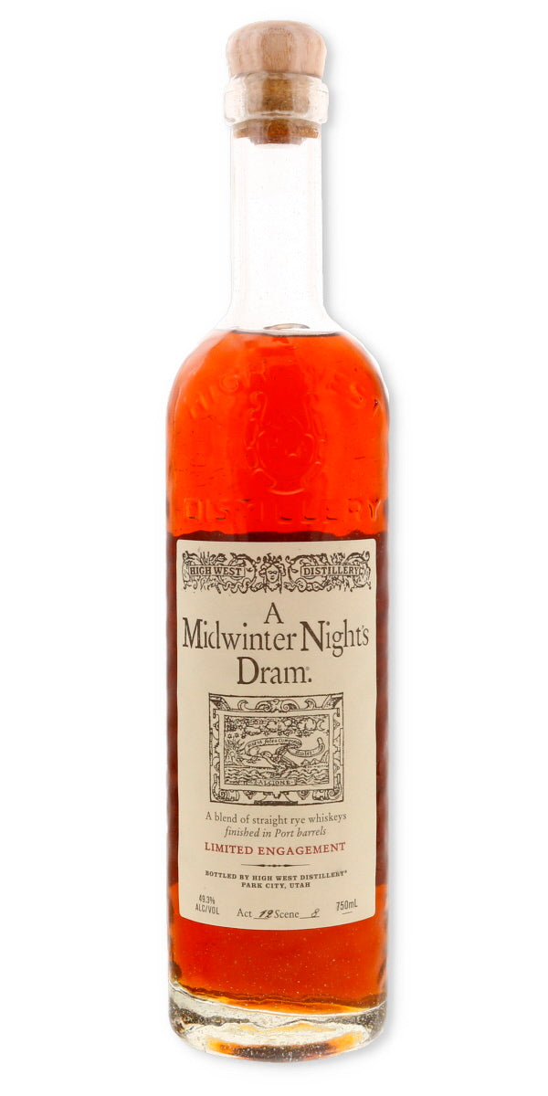 High West A Midwinter Nights Dram Straight Rye Whiskey Act 12 Scene 8