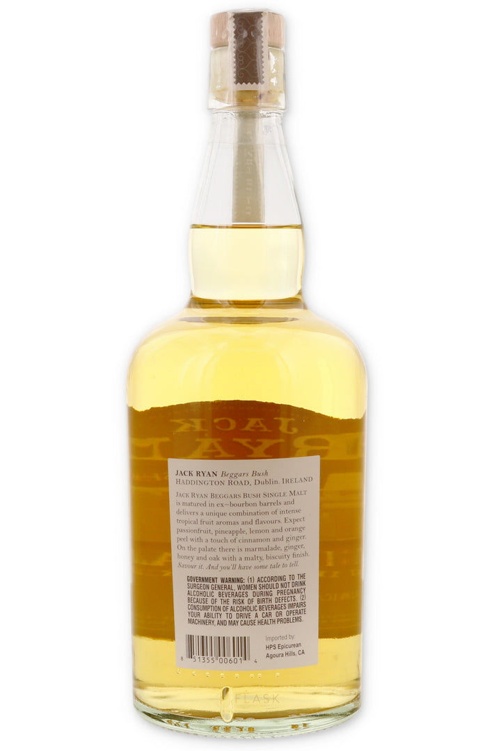Jack Ryan 12 Year Old Irish Single Malt 750ml - Flask Fine Wine & Whisky