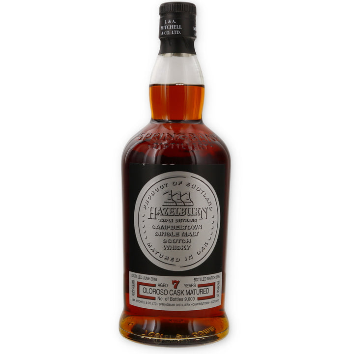 Hazelburn 7 Year Oloroso Cask Campbeltown Scotch 95.8 Proof