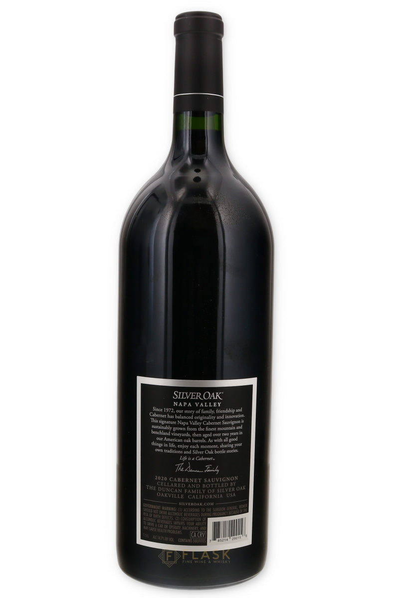 Silver Oak Napa Valley Cabernet Sauvignon 2020 1.5 Liter / Magnum - Flask Fine Wine & Whisky