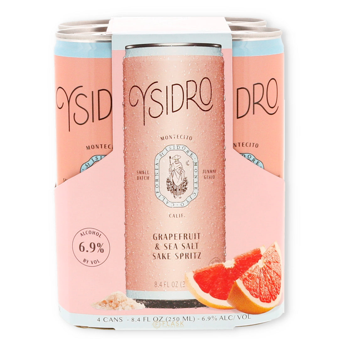 Ysidro Grapefruit and Sea Salt Sake Spritz 4pk - Flask Fine Wine & Whisky