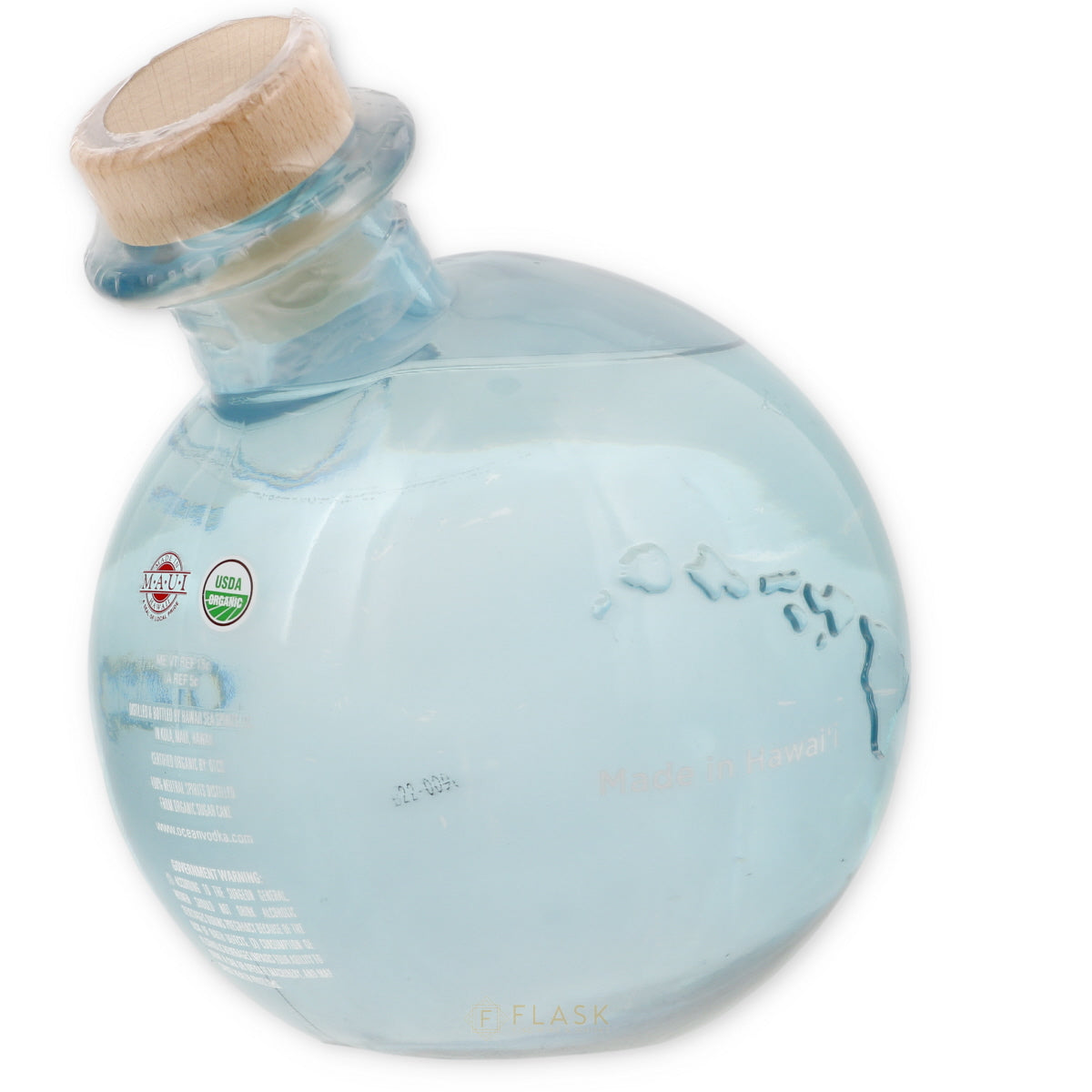 Ocean Organic Vodka 750ml - Flask
