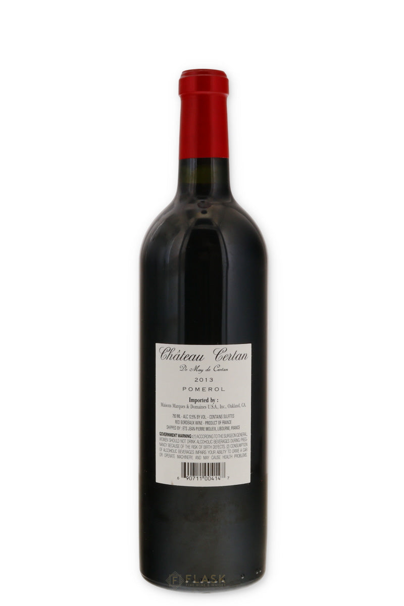 Chateau Certan De May de Certan Pomerol 2013 - Flask