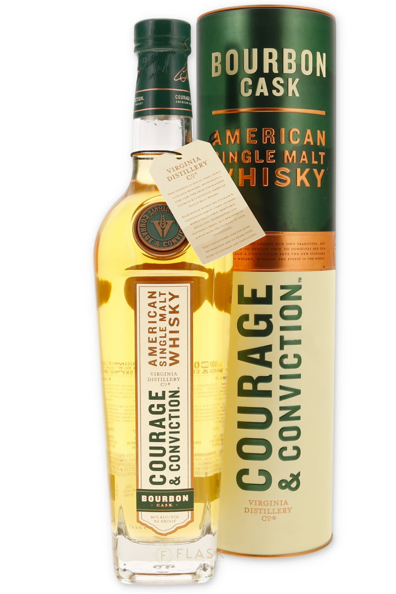 Virginia Distillery Co. 'Courage & Conviction' Bourbon Cask American Single Malt Whisky 750ml - Flask Fine Wine & Whisky