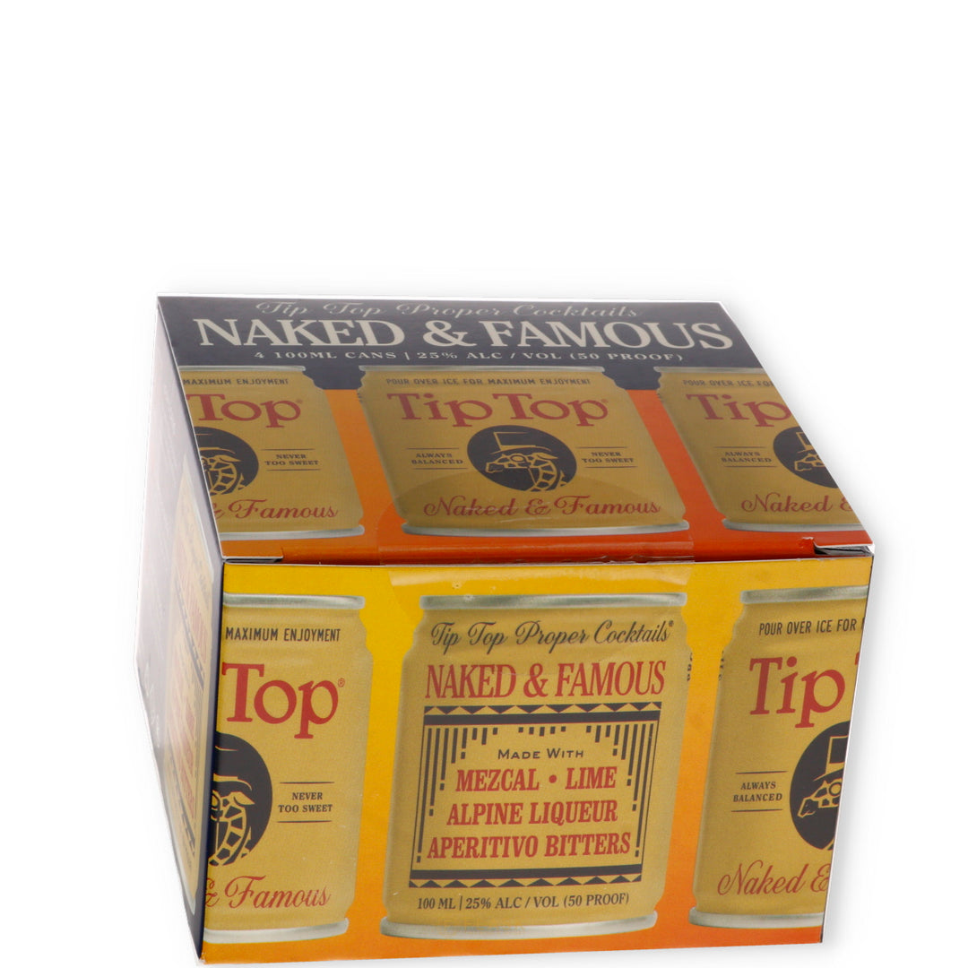 Tip Top Naked and Famous 4pk - Flask Fine Wine & Whisky
