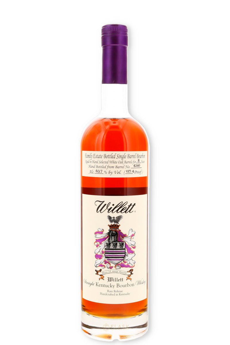 Willett Family Estate 8 Year Old Single Barrel Bourbon #4240 - Flask Fine Wine & Whisky