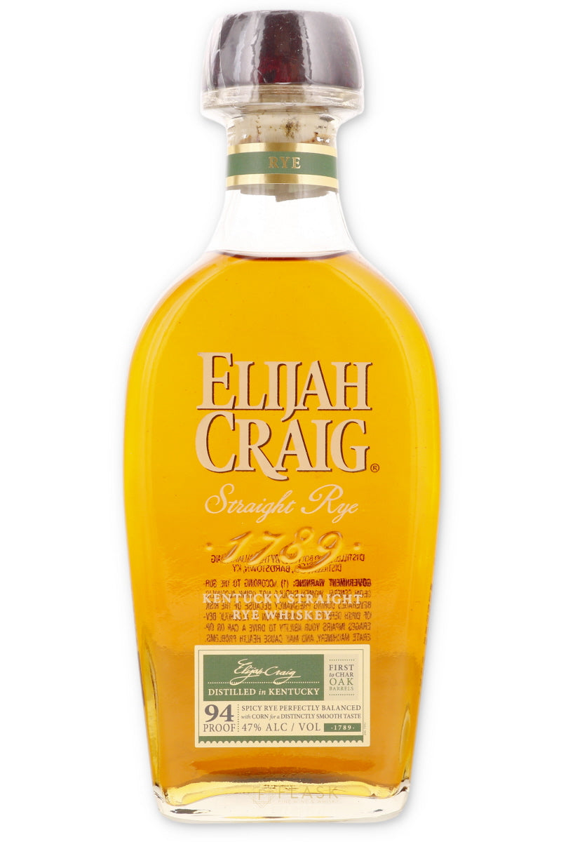 Elijah Craig Rye Whiskey 375ml - Flask Fine Wine & Whisky