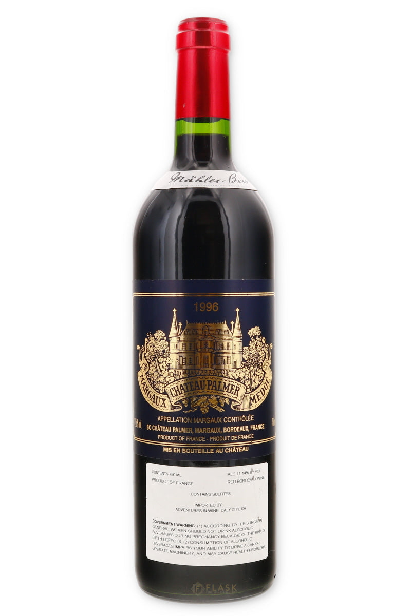 Chateau Palmer 1996 - Flask Fine Wine & Whisky