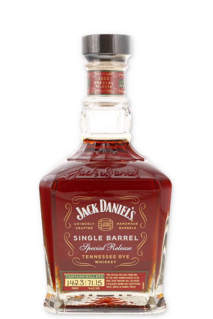 Jack Daniels Single Barrel Barrel Proof Tanyard Hill Rye Whiskey 142.3 Proof