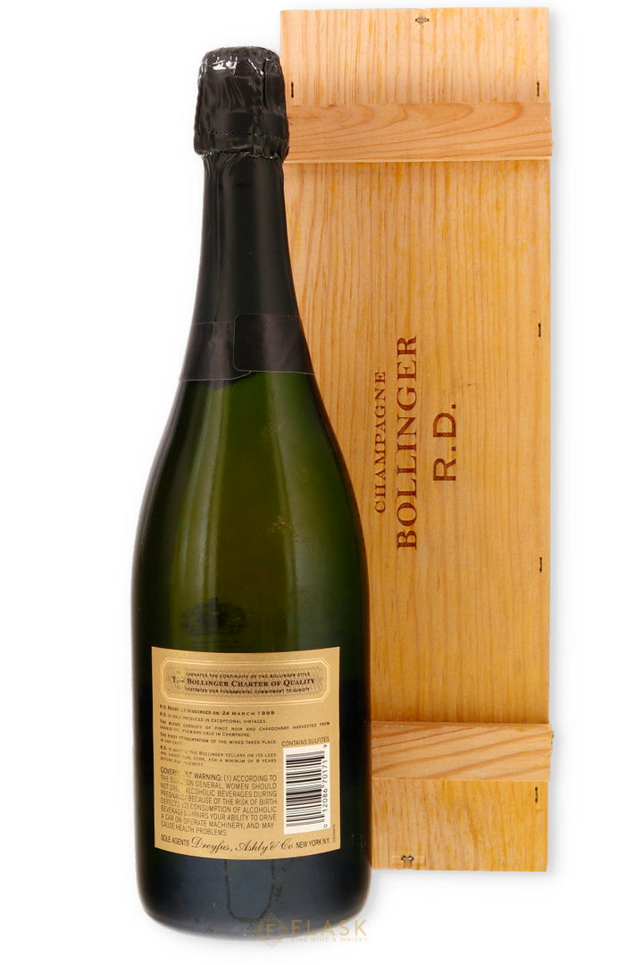 Bollinger RD Champagne Wood Box 1985 - Flask Fine Wine & Whisky