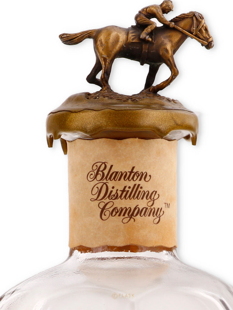 Blantons Single Barrel Bourbon Bottled 3/7/ 1989 - Flask Fine Wine & Whisky