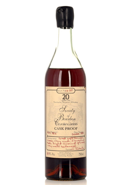 Society of Bourbon Connoisseurs 20 Year Old Cask Strength Bourbon