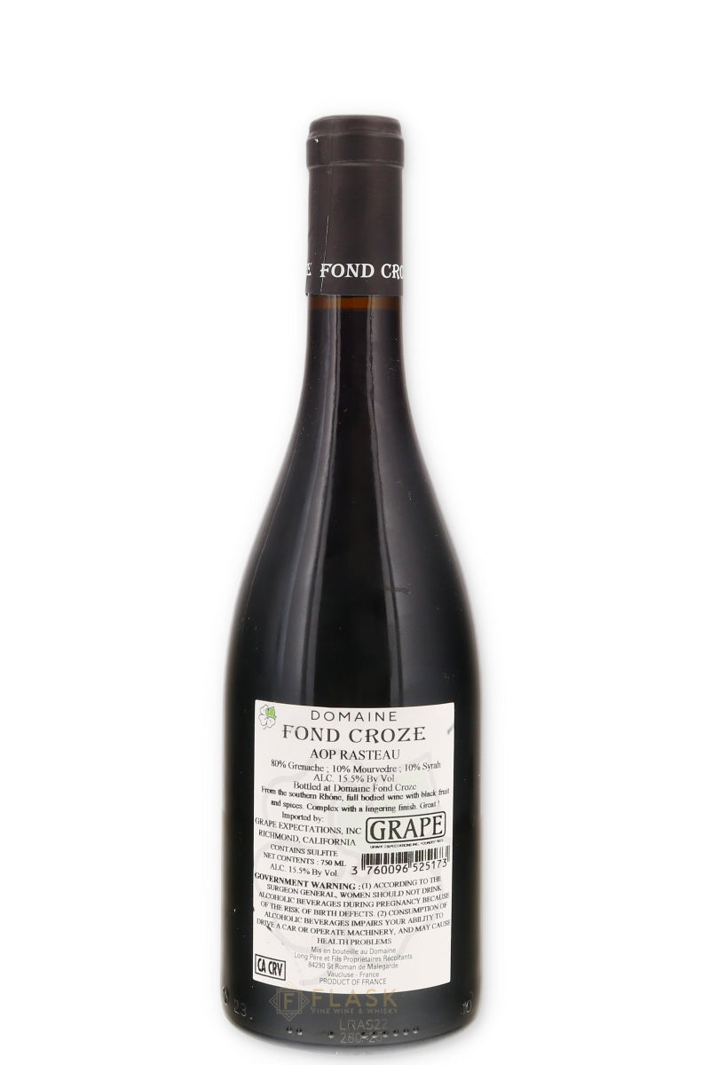 Domaine Fond Croze Rasteau 2022