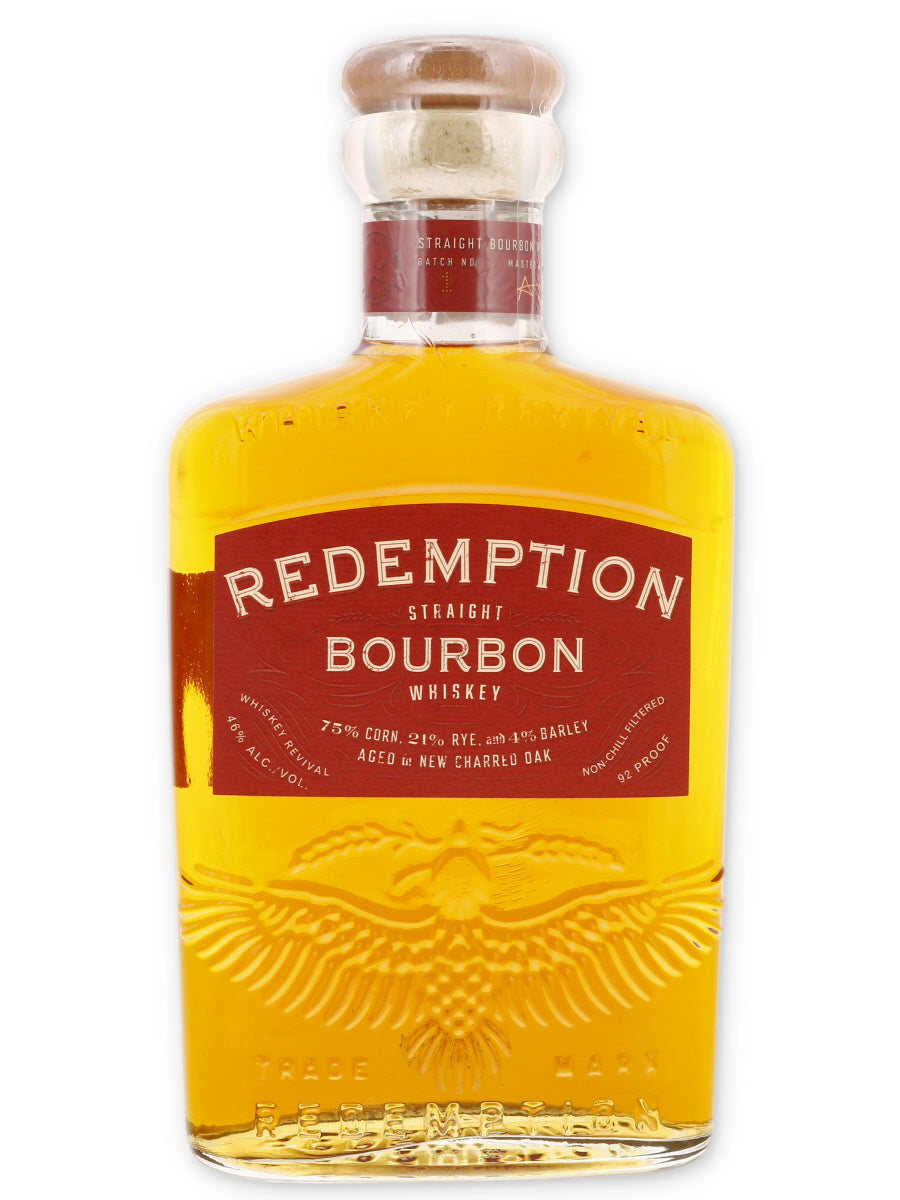 Redemption Straight Bourbon Whiskey Eagle Edition 92 proof - Flask Fine Wine & Whisky