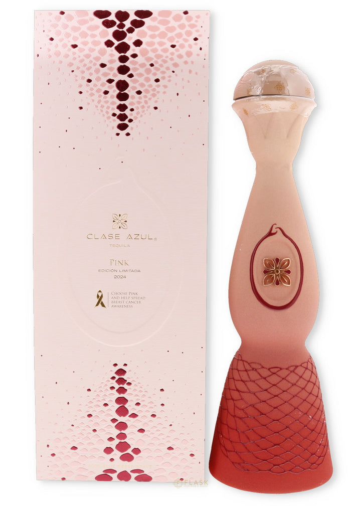 Clase Azul Pink Breast Cancer Awareness Joven Limited Edition Tequila 2024 1 Liter - Flask Fine Wine & Whisky