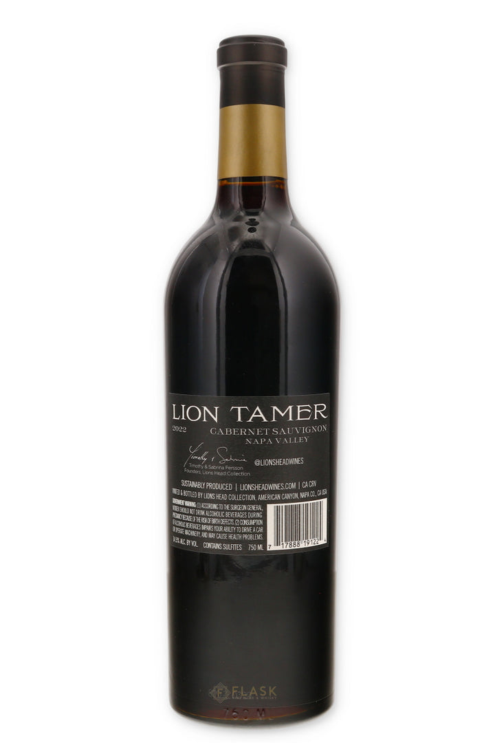Hess Collection Lion Tamer Cabernet Sauvignon 2022 - Flask Fine Wine & Whisky