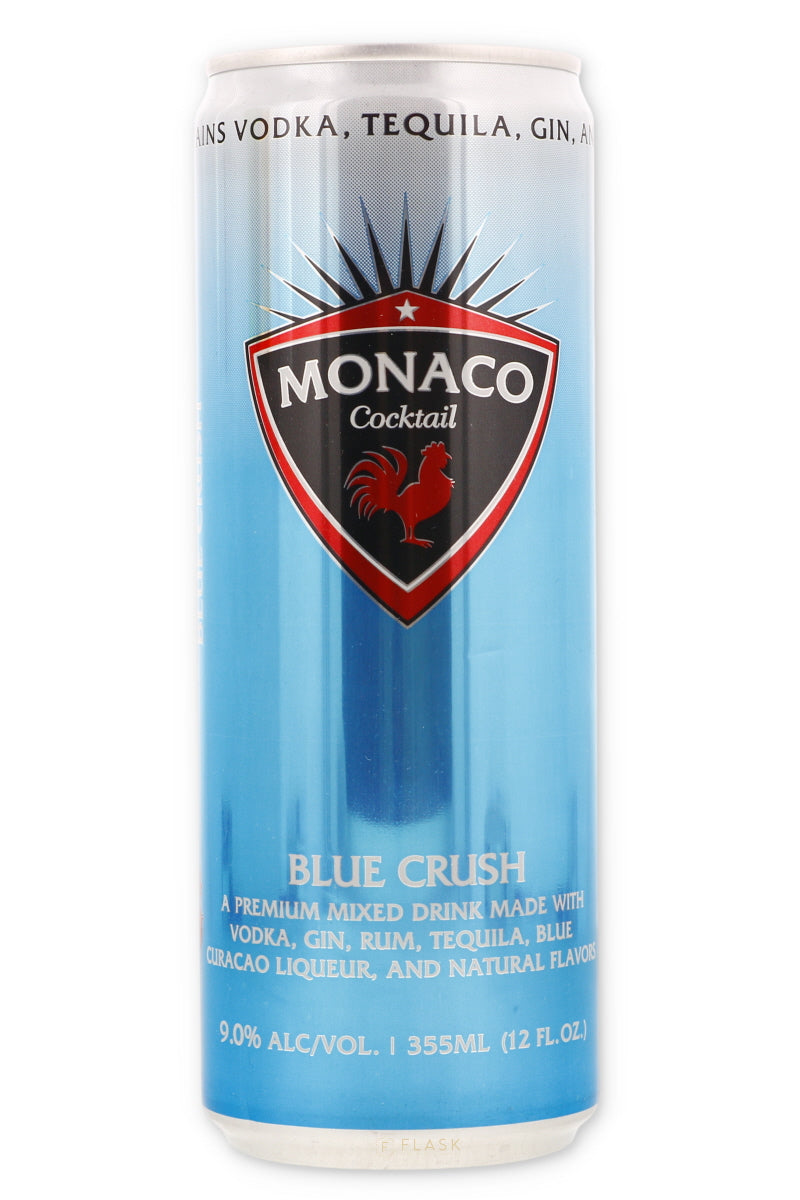 Monaco Coctail Blue Crush 12oz Can - Flask Fine Wine & Whisky