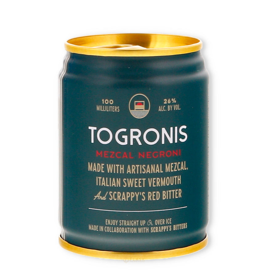 TOGRONIS Mezcal Negroni 52pf 100ml single - Flask Fine Wine & Whisky