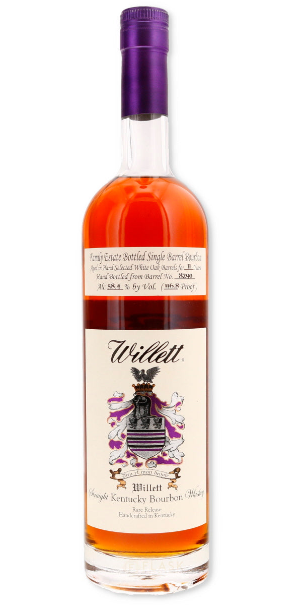 Willett Family Estate 11 Year Old Single Barrel Bourbon #8290 116.8 Proof - Flask Fine Wine & Whisky