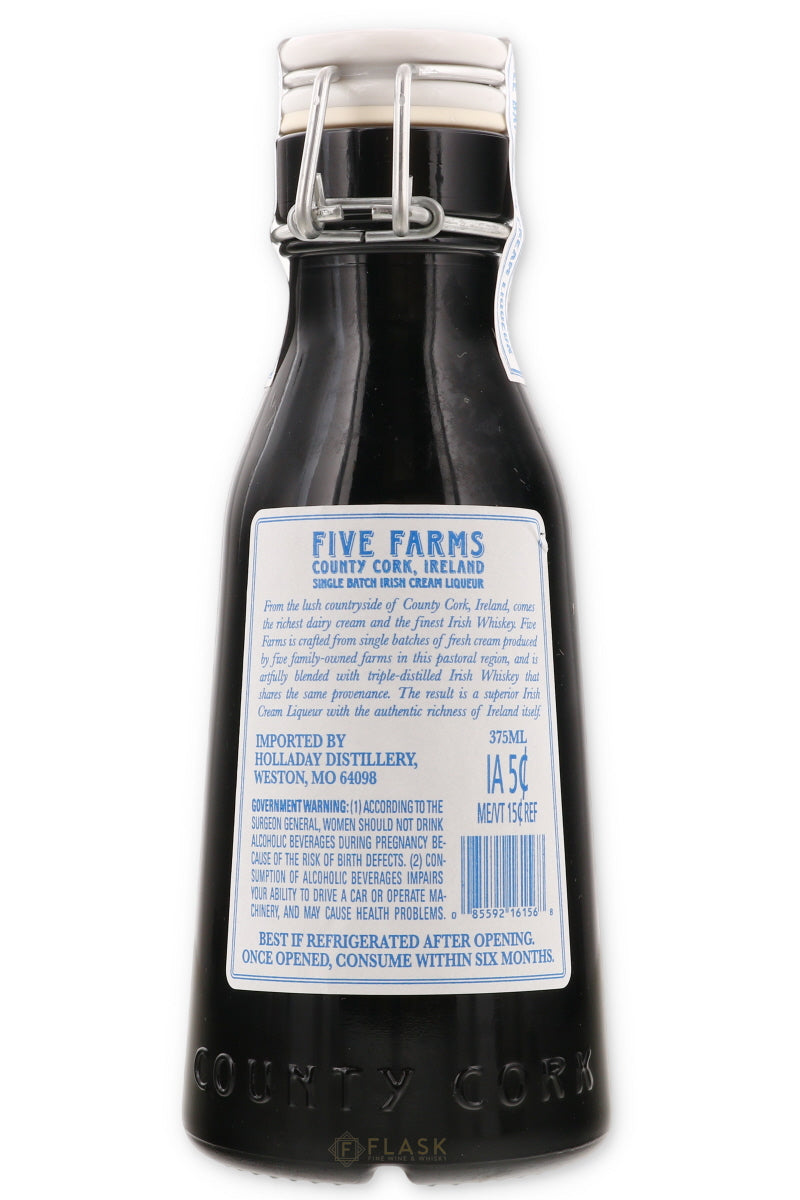 Five Farms Irish Cream Liqueur 375ml / Half Bottle