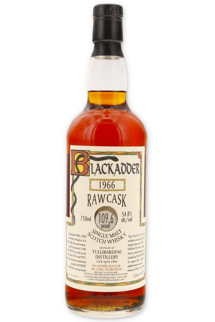 Tullibardine 1966 35 Year Old Blackadder Raw Cask Sherry Hogshead #2121 109.6 Proof