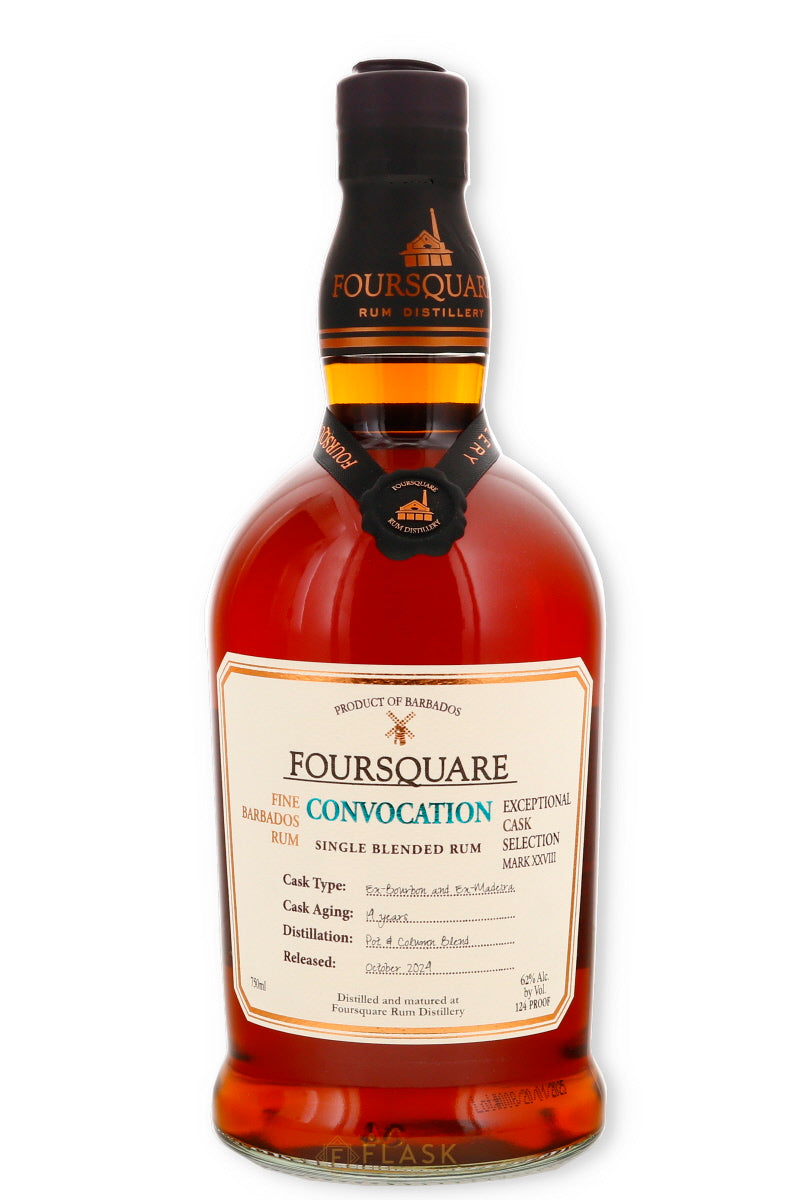Foursquare Convocation Exceptional Cask Selection Mark XXVIII Single Blended Rum - Flask Fine Wine & Whisky