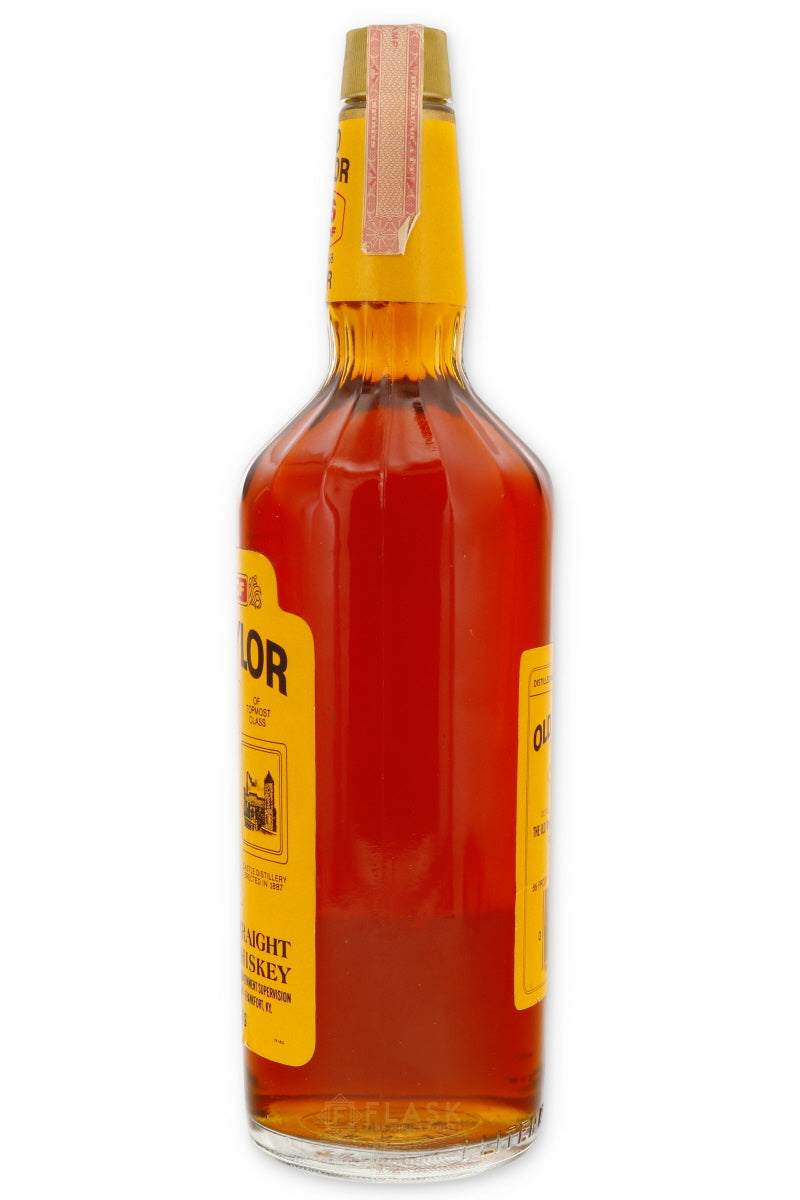 Old Taylor 6 Year Old Kentucky Straight Bourbon 1 Liter / National Distillers 1980s