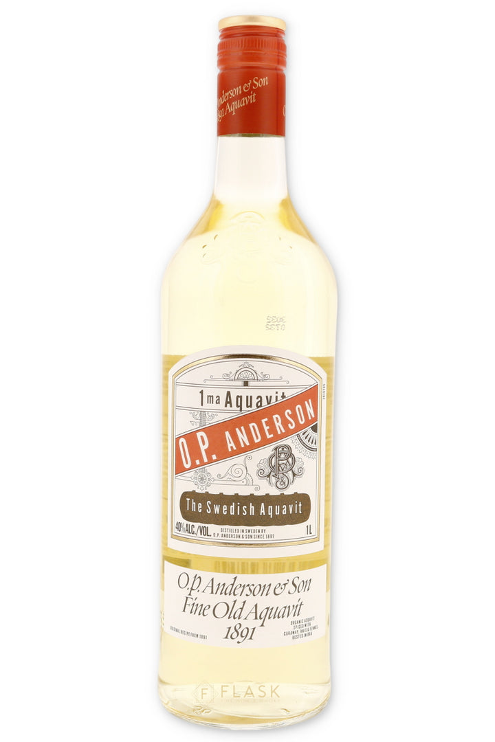 O.P. Anderson Aquavit 1 Liter - Flask Fine Wine & Whisky