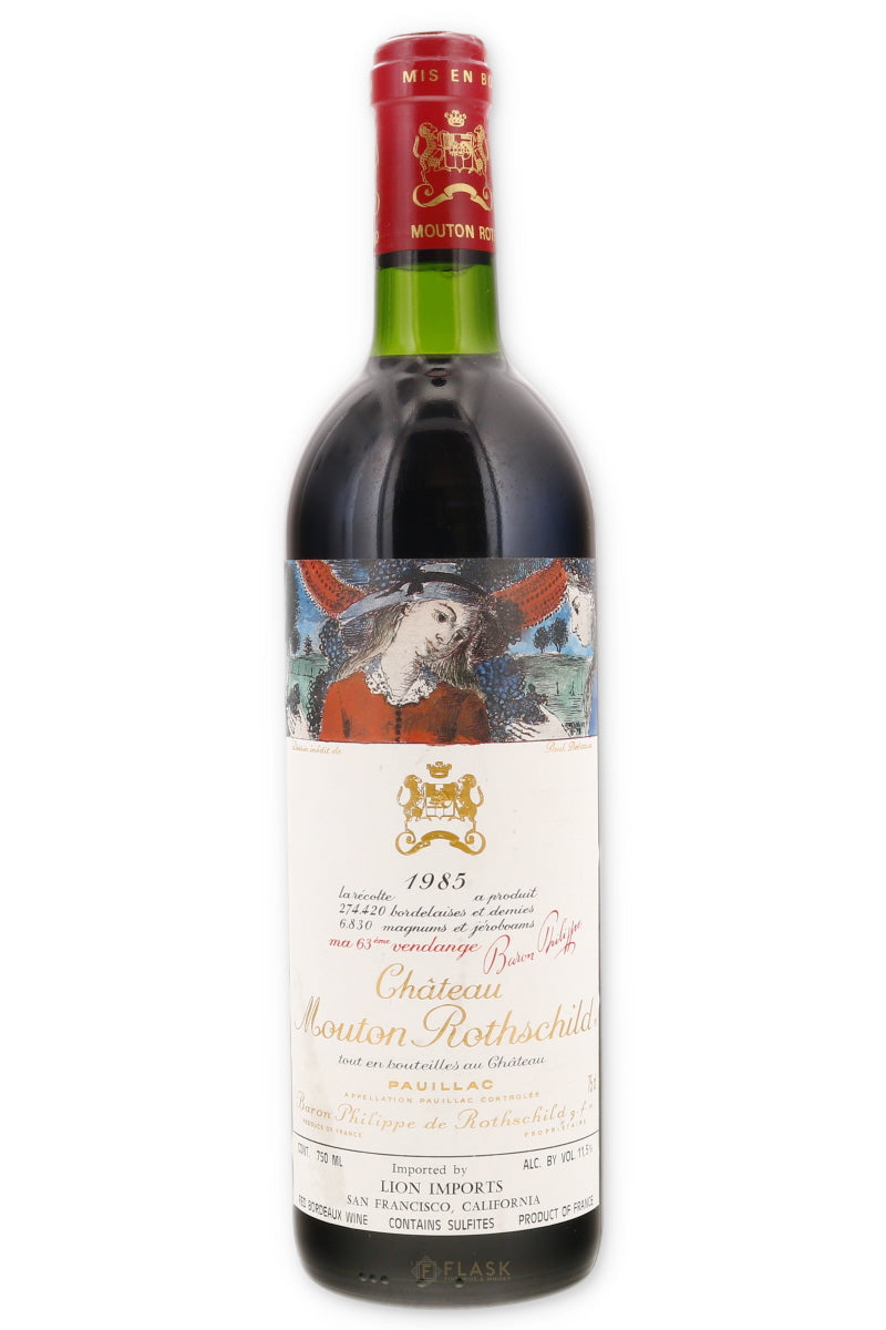 Mouton Rothschild 1985 - Flask Fine Wine & Whisky