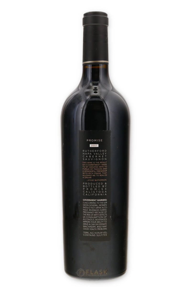 Promise Rutherford Cabernet Sauvignon 2007 - Flask Fine Wine & Whisky