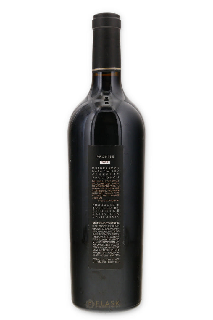Promise Rutherford Cabernet Sauvignon 2007 - Flask Fine Wine & Whisky