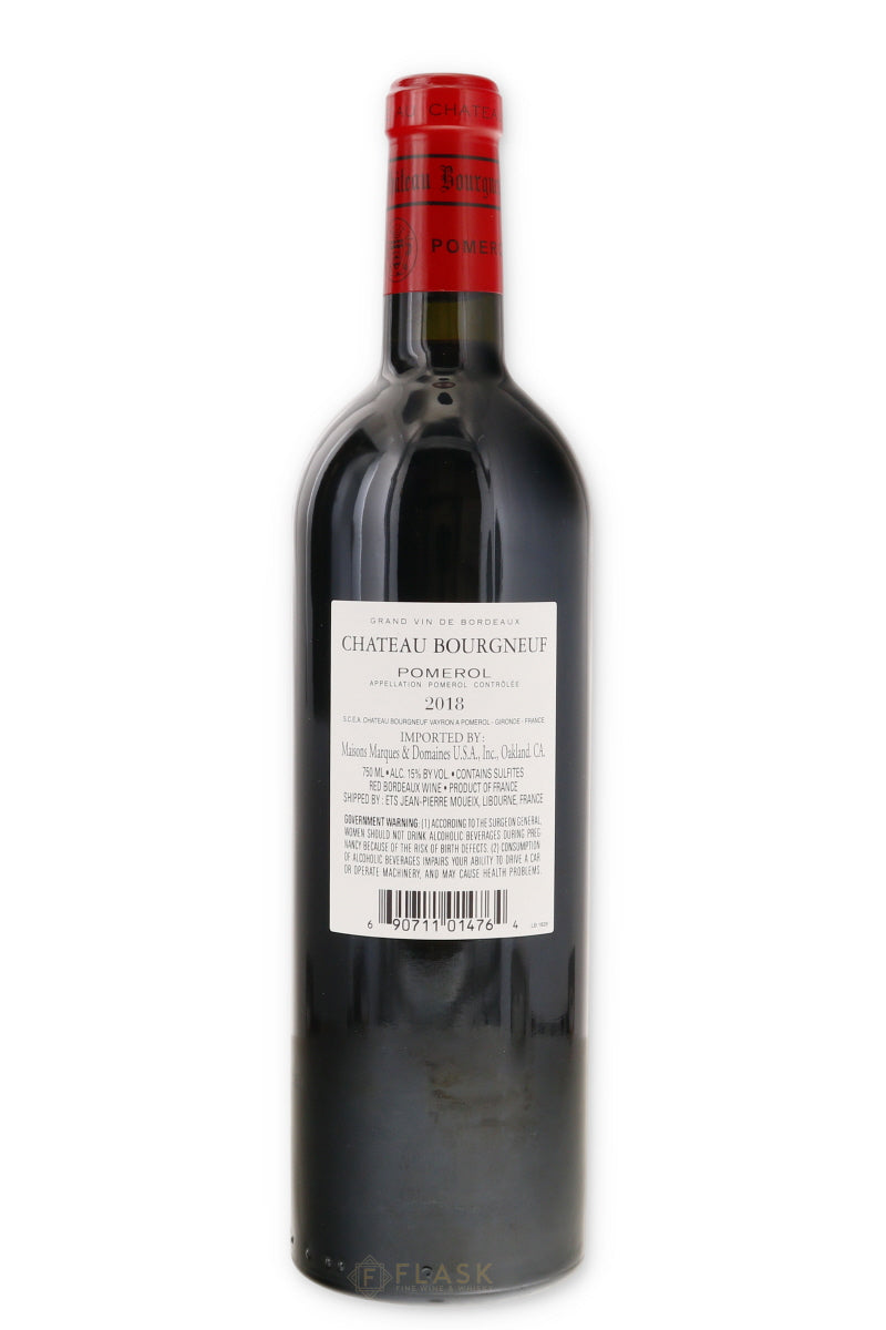 Chateau Bourgneuf Pomerol 2018 - Flask