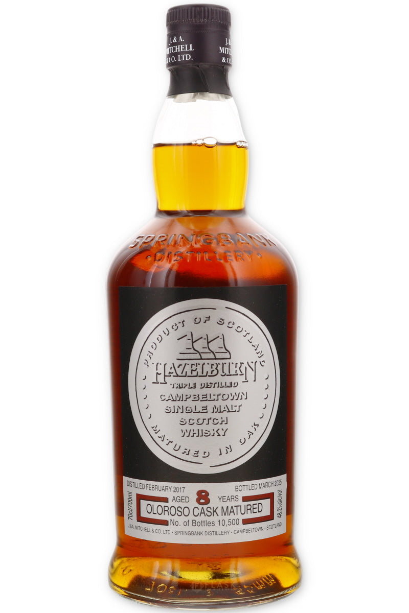 Hazelburn 8 year Oloroso Cask Campbeltown Single Malt Scotch 96.4 proof - Flask Fine Wine & Whisky