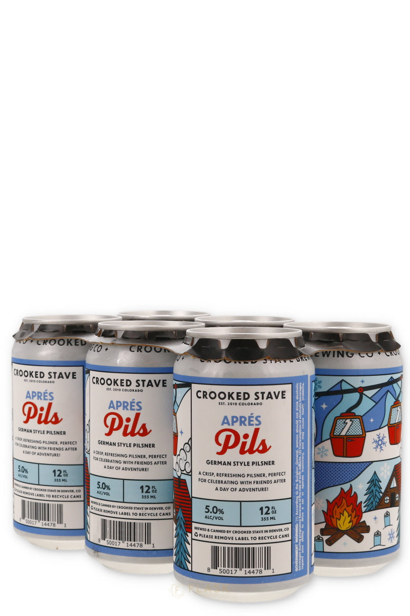 Crooked Stave Apres Pilsner 6pk 12oz can