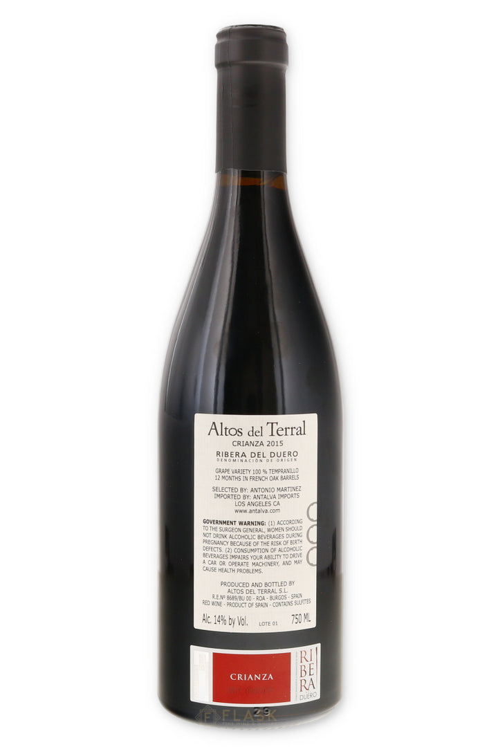Altos del Terral Ribera del Duero Crianza 2015