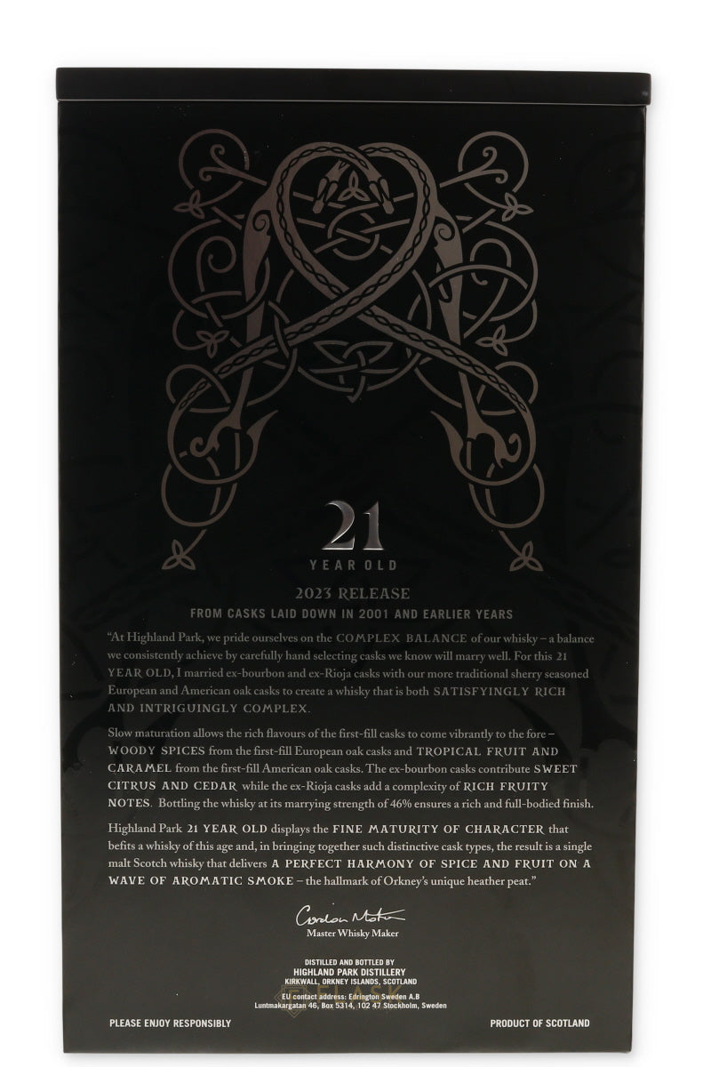 Highland Park 21 Year Single Malt Scotch - Flask Fine Wine & Whisky