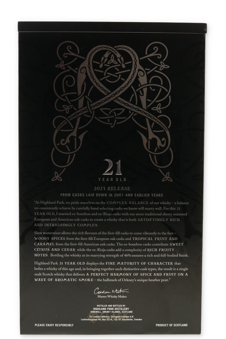 Highland Park 21 Year Single Malt Scotch - Flask Fine Wine & Whisky