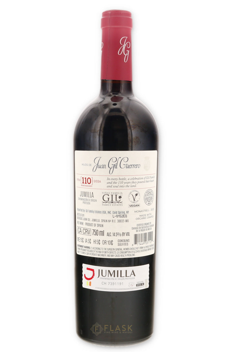 Juan Gil 110th Anniversary Jumilla Monastrell - Flask Fine Wine & Whisky
