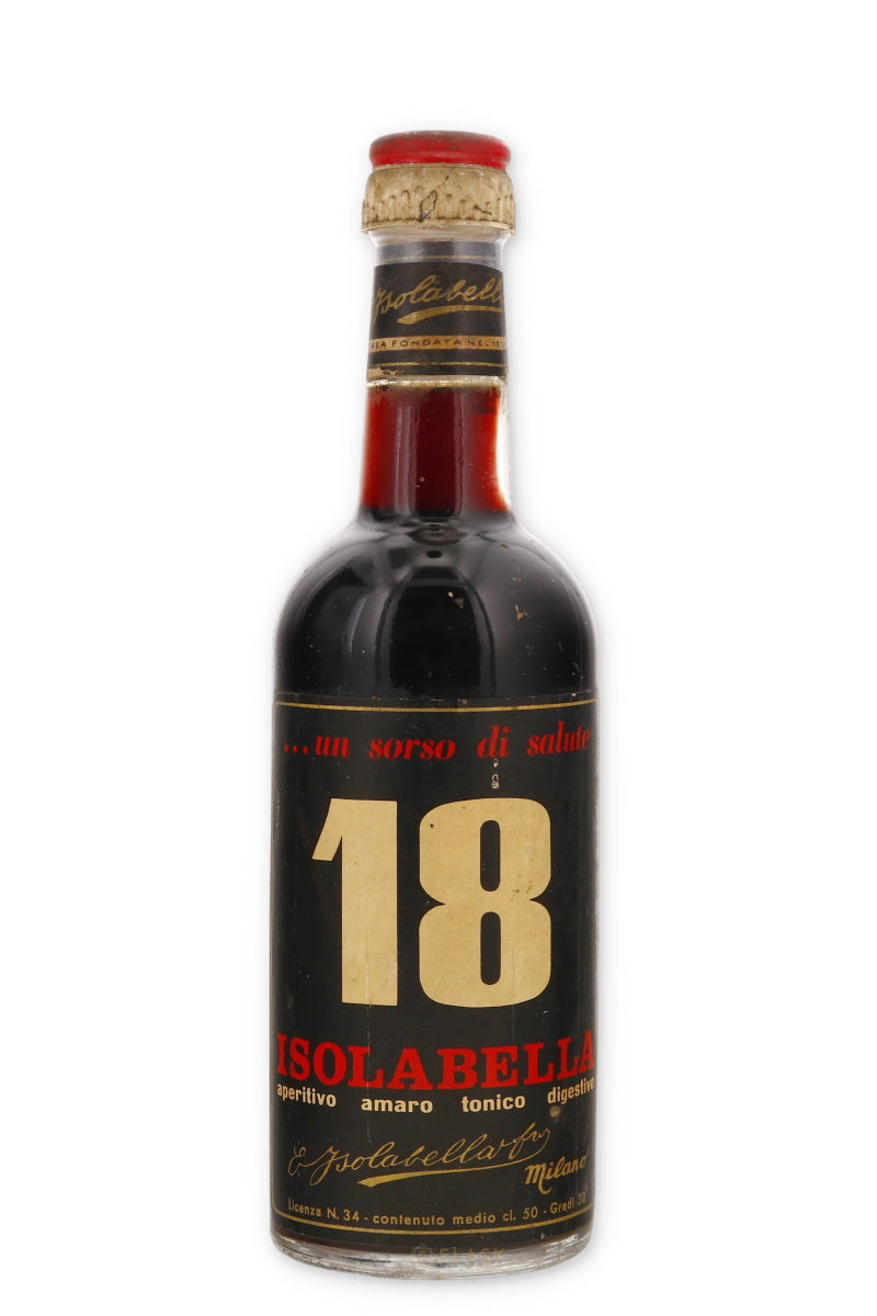 Isolabella 18 Vintage Amaro 500ml 1940s/1950s - Flask Fine Wine & Whisky