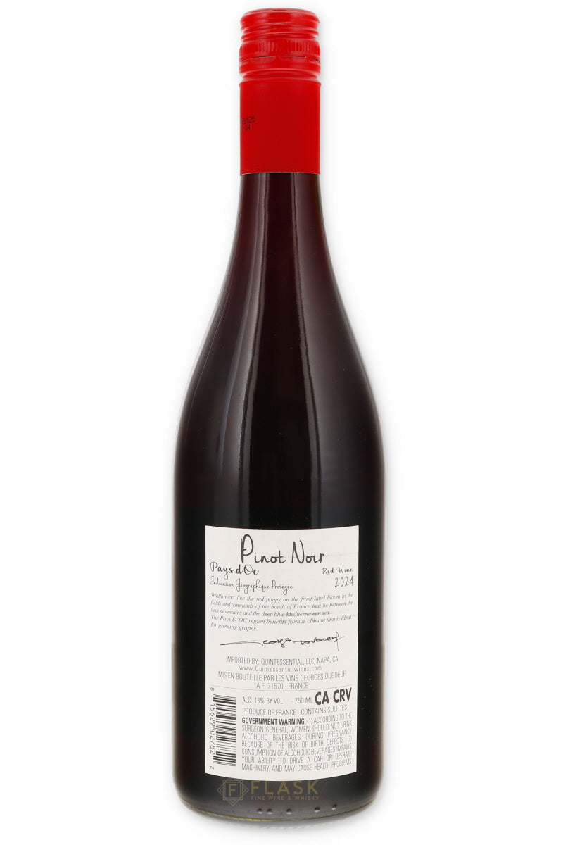 Georges Duboeuf Wild Flowers Pinot Noir Pays Doc 2024 - Flask Fine Wine & Whisky